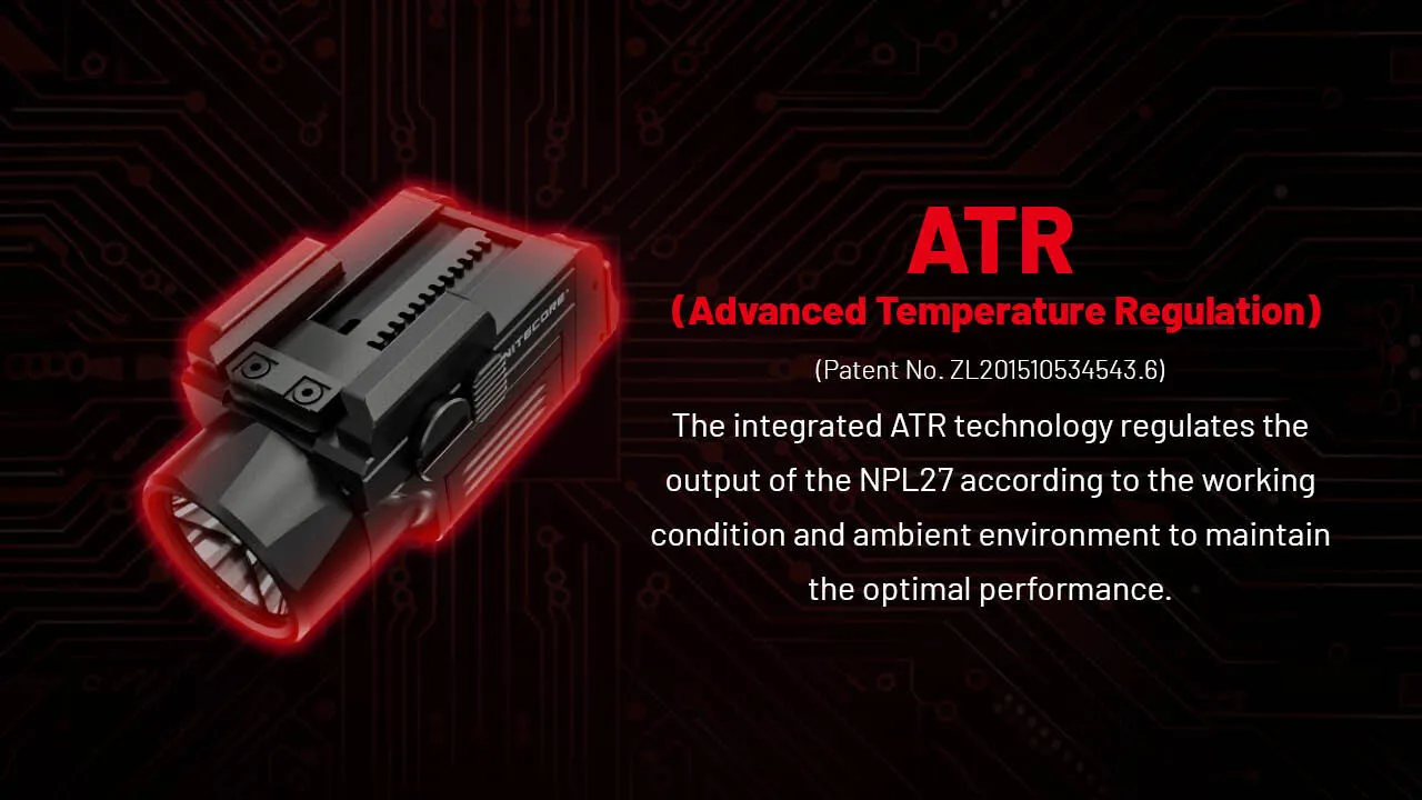 Nitecore - NPL27 Weapon Light 650 lumens e 410 metri - Image 14