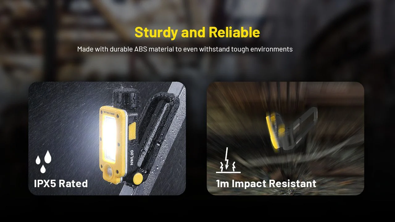Nitecore - NWL20 - Torcia da Lavoro a Triplo Output - 600 Lumens e 93 Metri - Image 12