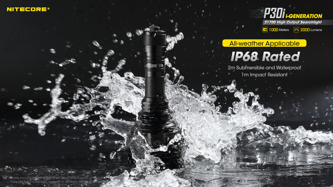 Nitecore - P30i 2000 Lumens e 1000 metri USB-C + Comando Remoto RSW2i - Image 2