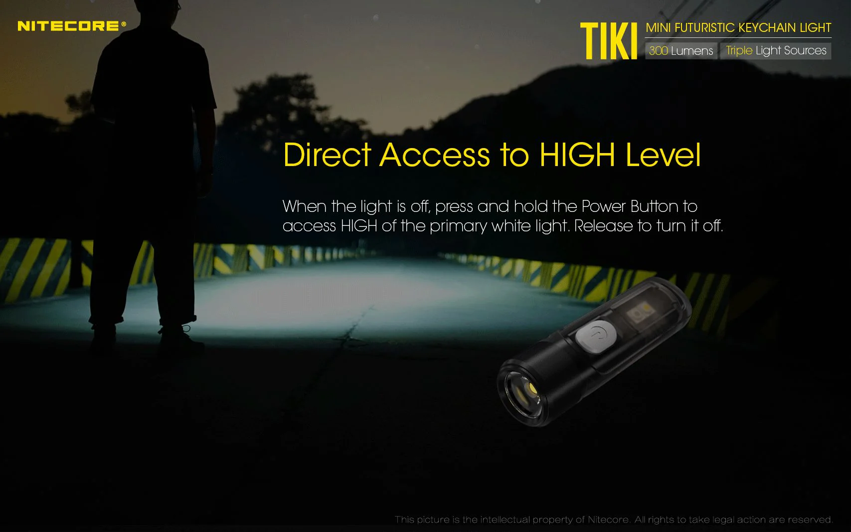 Nitecore - TIKI LE - Portachiavi Ricaricabile USB + Rosso/Blu - 300 lumens - Image 13