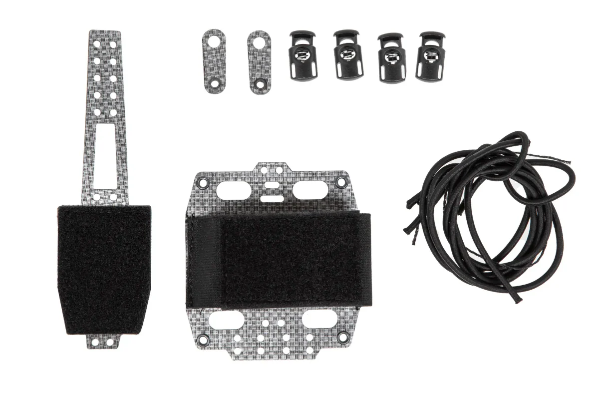 NVG battery pouch for Wosport Bridge type helmet Lightweight - Black