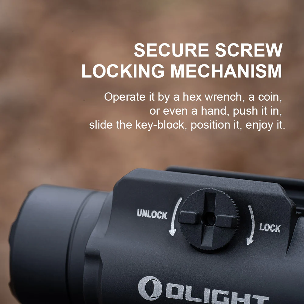 Olight - PL-3R Valkyrie Rechargeable Rail Mounted Tactical Light - Image 7