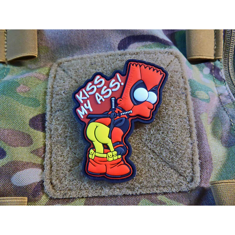 Patch Deadpool Bart Kiss My Ass