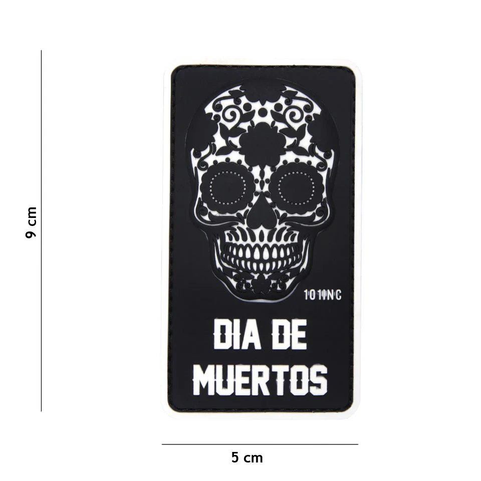 Patch Dia de Muertos - Black