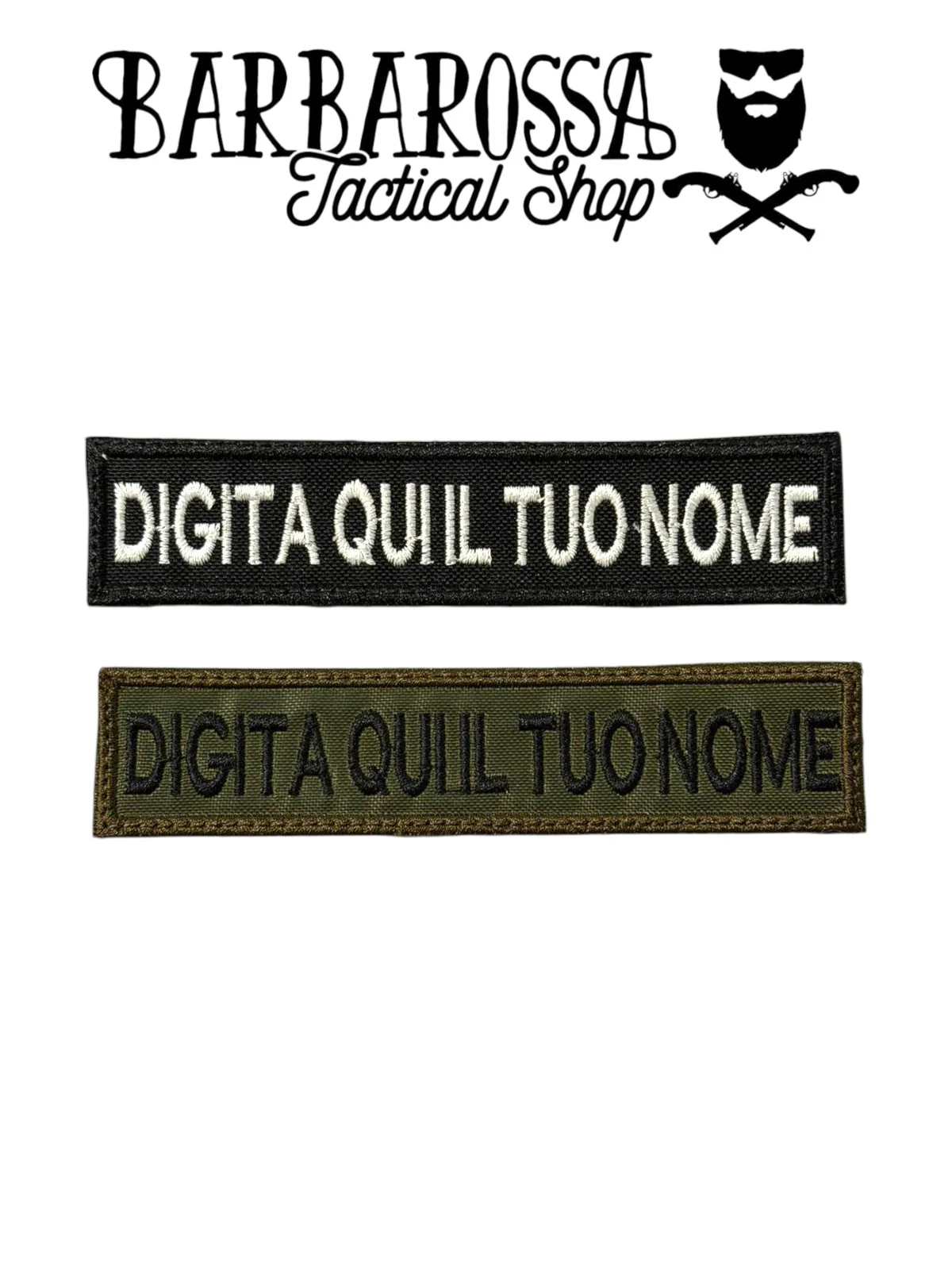 Patch "Digita Qui Il Tuo Nome"