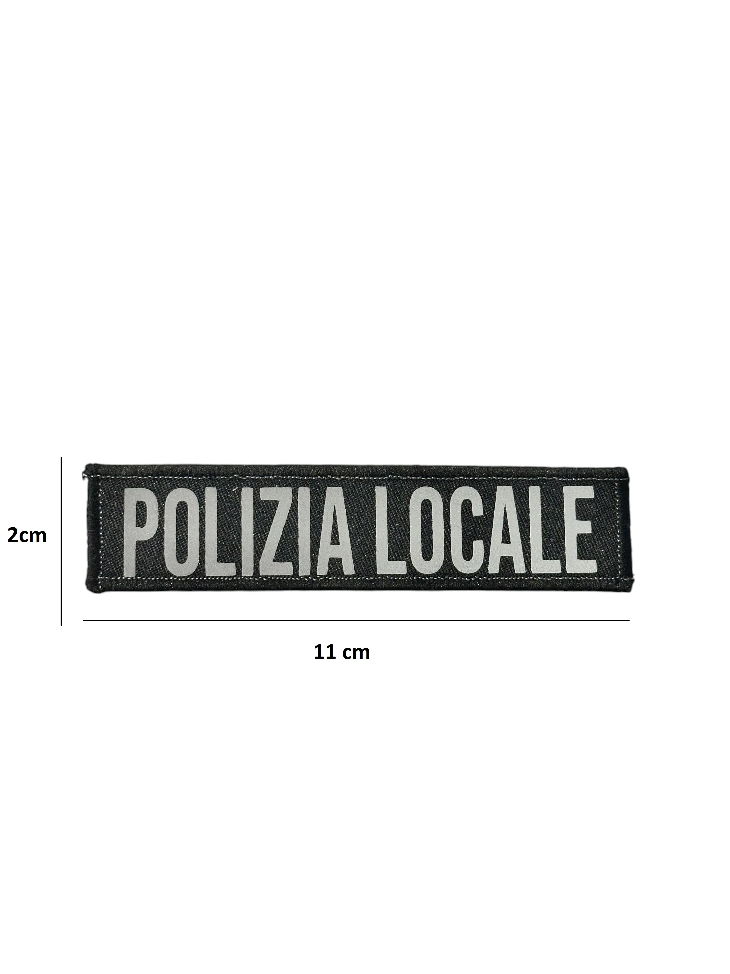 Patch Polizia Locale Catarifrangente Piccola
