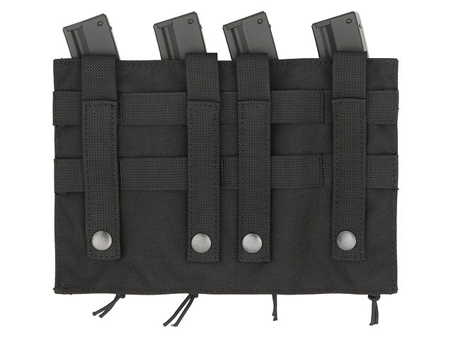 Quadrupla Porta Caricatori da MP5/SMG Molle - Black - Image 2