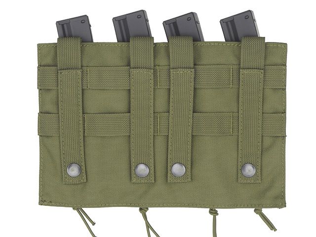 Quadrupla Porta Caricatori da MP5/SMG Molle - OD - Image 2