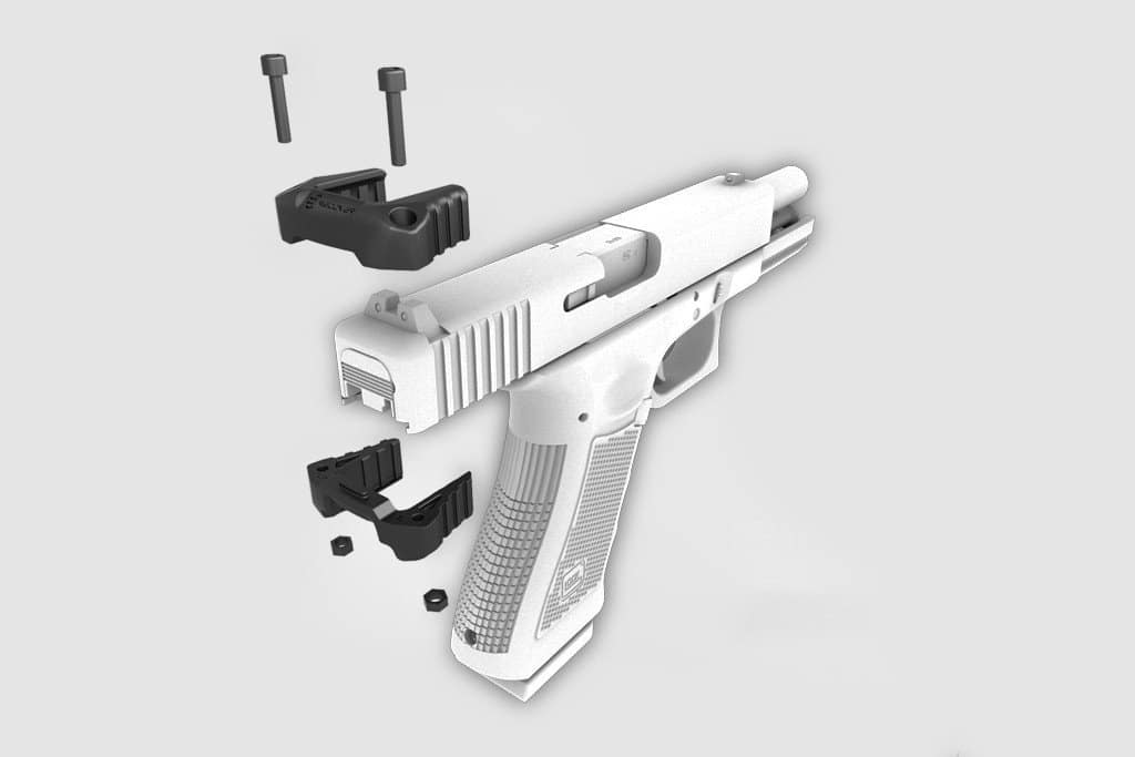Recover® GCH Charging Handle for the Glock 17/19/22/23/24/26/27/34/35/41/45/47 - Image 4