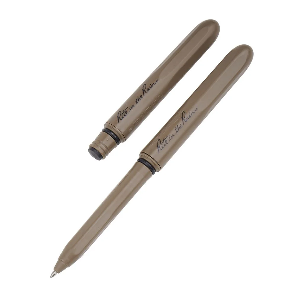 Rite in the Rain - All-Weather Flat Dark Earth Pocket Pen - 2 pcs. - Black ink - Image 2