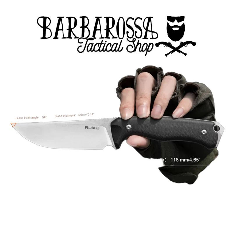 RUIKE - F186-MG Outdoor Fixed Blade Knife - Green - Image 2