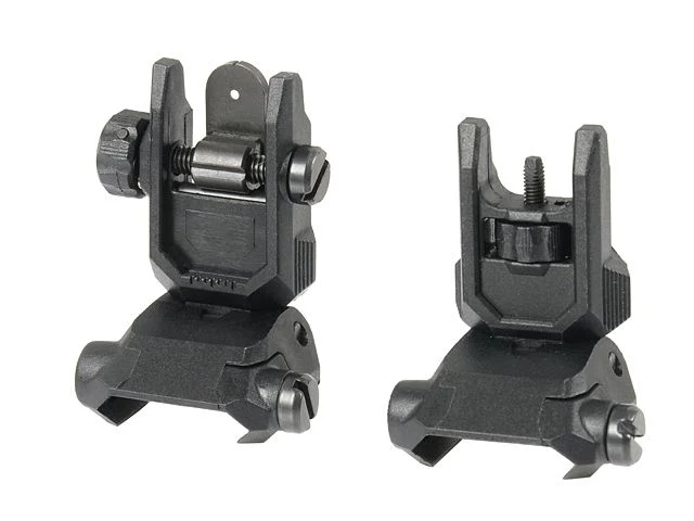 Set Tacche di Mira in Polimero Abbattibili - Black