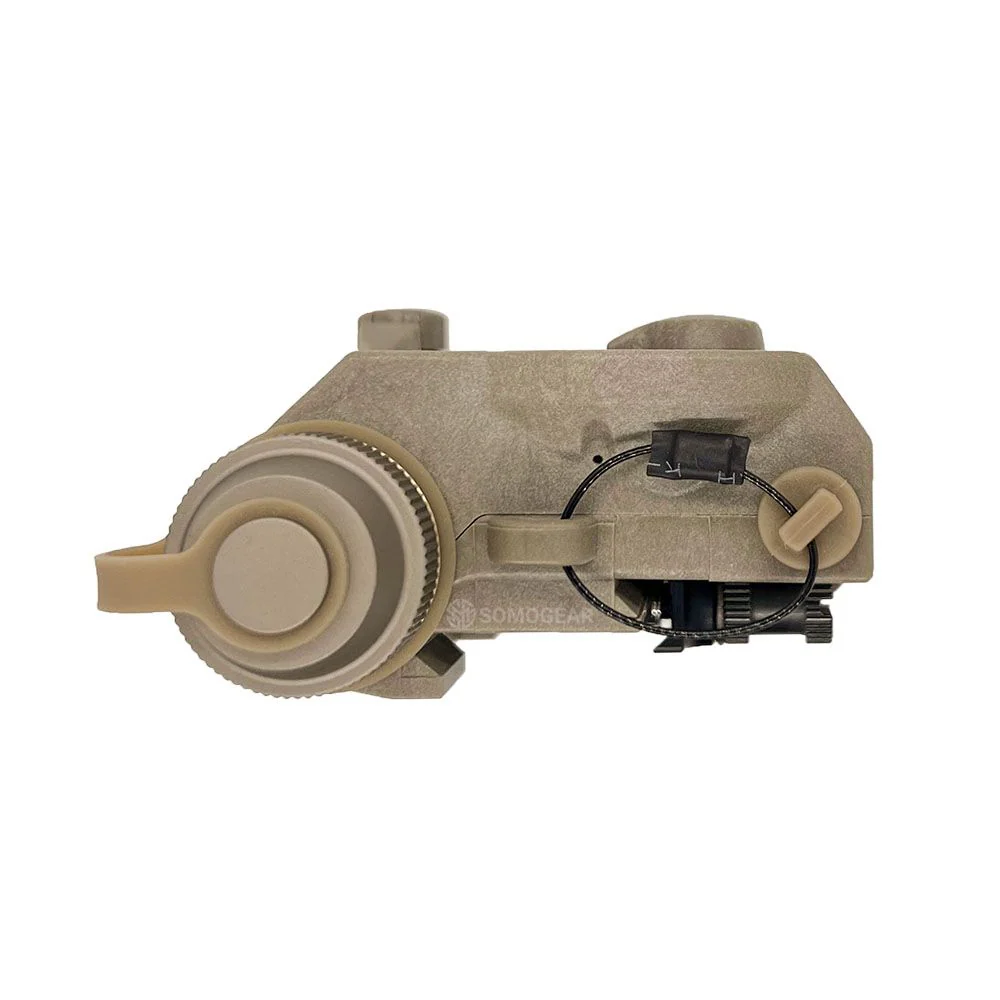 SomoGear PEQ-15 Airsoft Aiming Laser IR Laser Flashlight with PCB - Tan/Green - Image 3