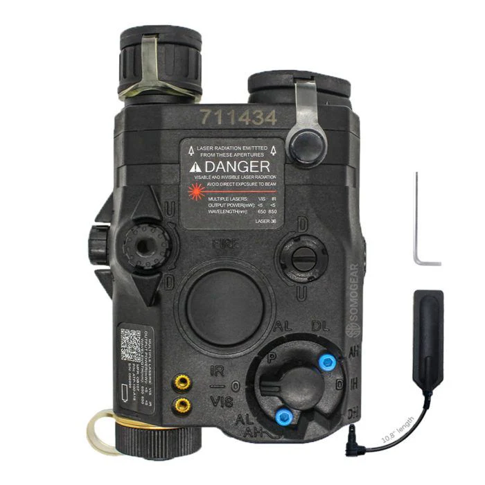 SomoGear PEQ-15 IR Laser Illuminator UHP Full Power with PCB Potting - Black/Red
