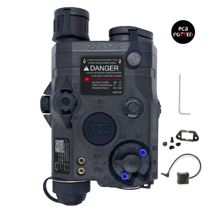SomoGear PEQ-15 IR Laser Illuminator UHP Full Power with PCB Potting - Black/Red - Image 8