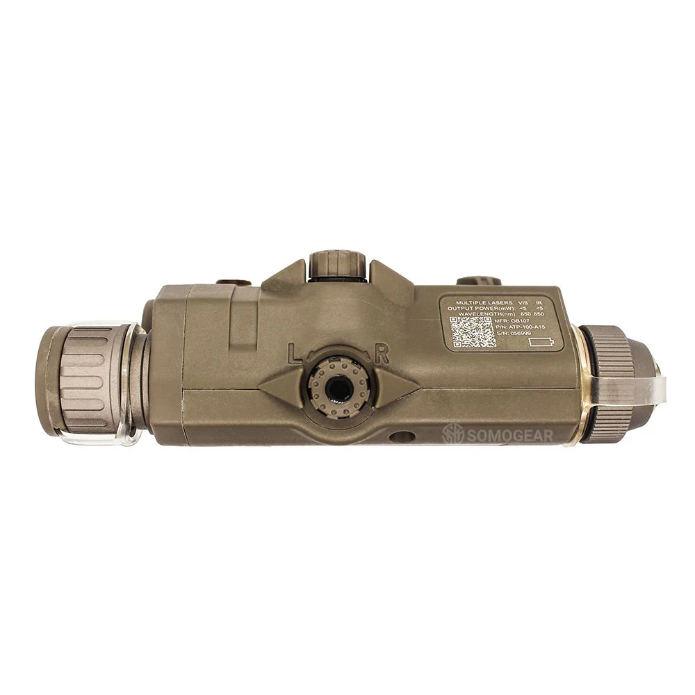 SomoGear PEQ-15 IR Laser Illuminator UHP Full Power with PCB Potting - Tan/Red - Image 6