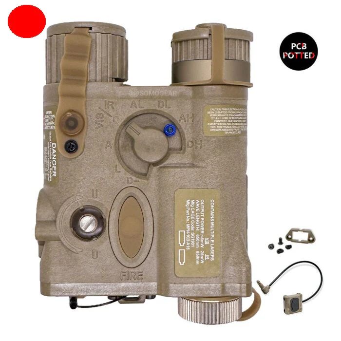 SomoGear PEQ-16 Aiming Laser VCSEL Illuminator - Tan - Image 2