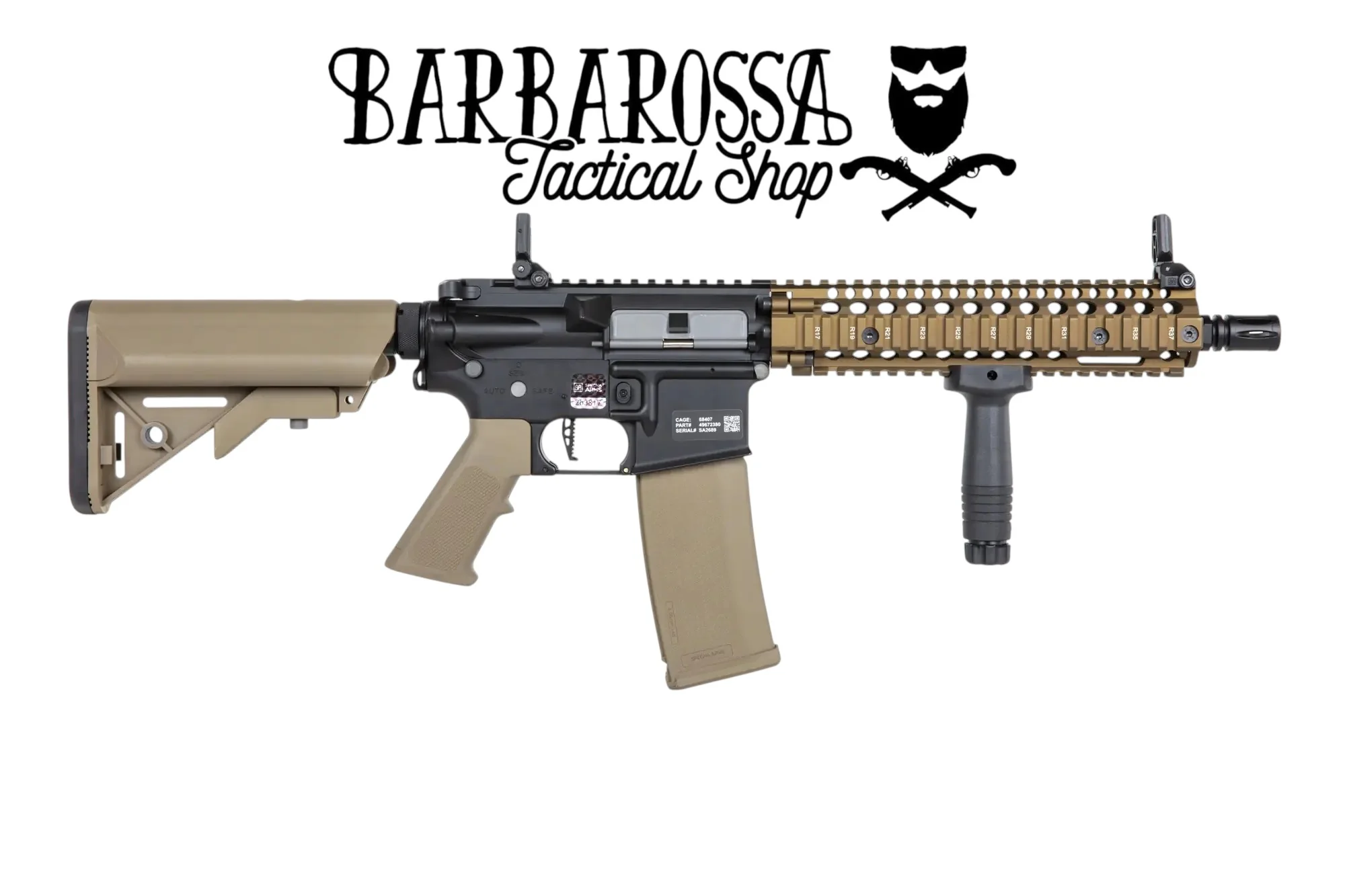 Specna Arms Daniel Defense® MK18 SA-P19 Prime™ Aster II ETU with brushless motor Chaos Bronze - Image 2