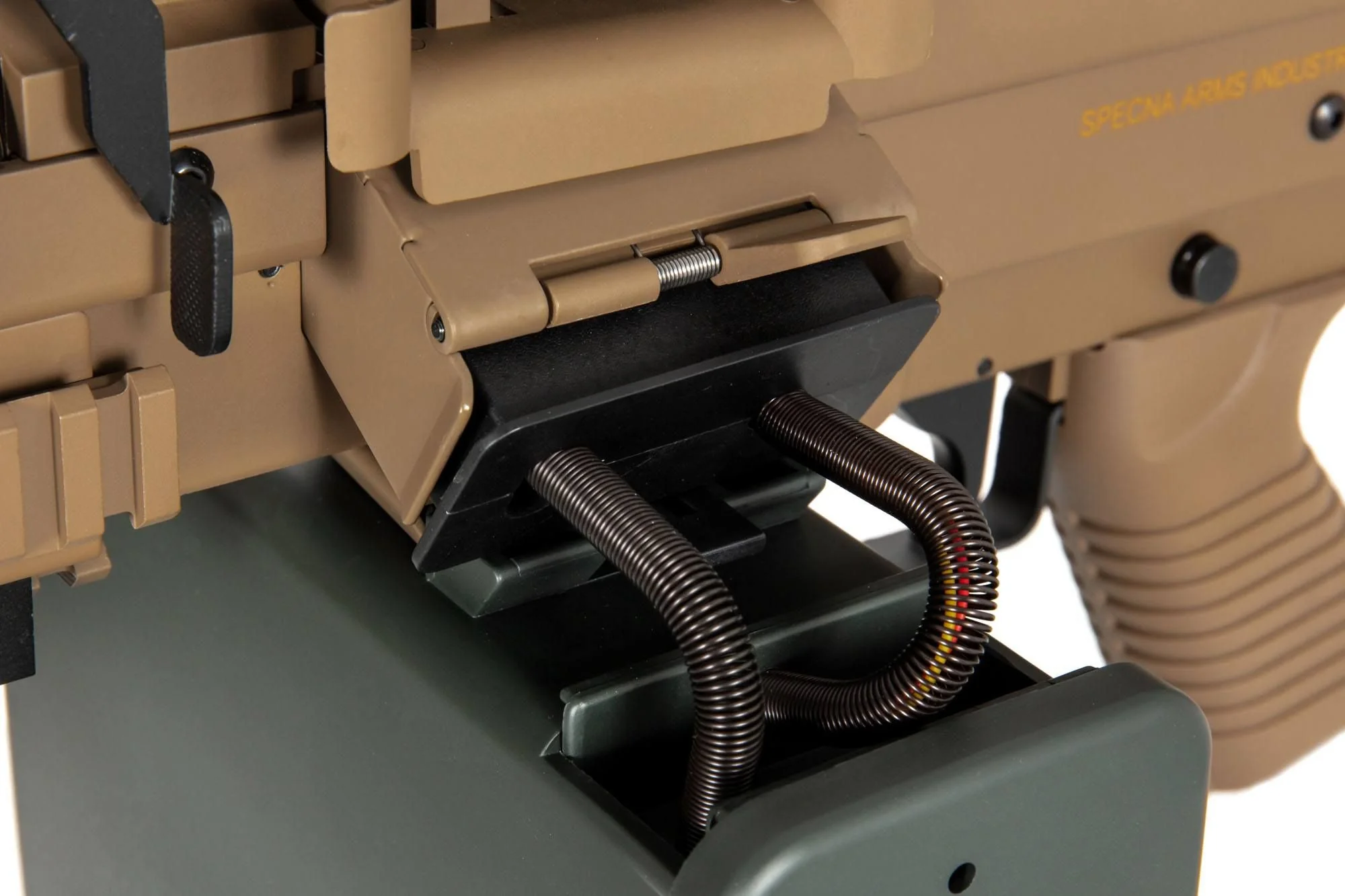 Specna Arms® Electric Machine Gun SA-249 MK46 Mod0 CORE™ - Tan - Image 3