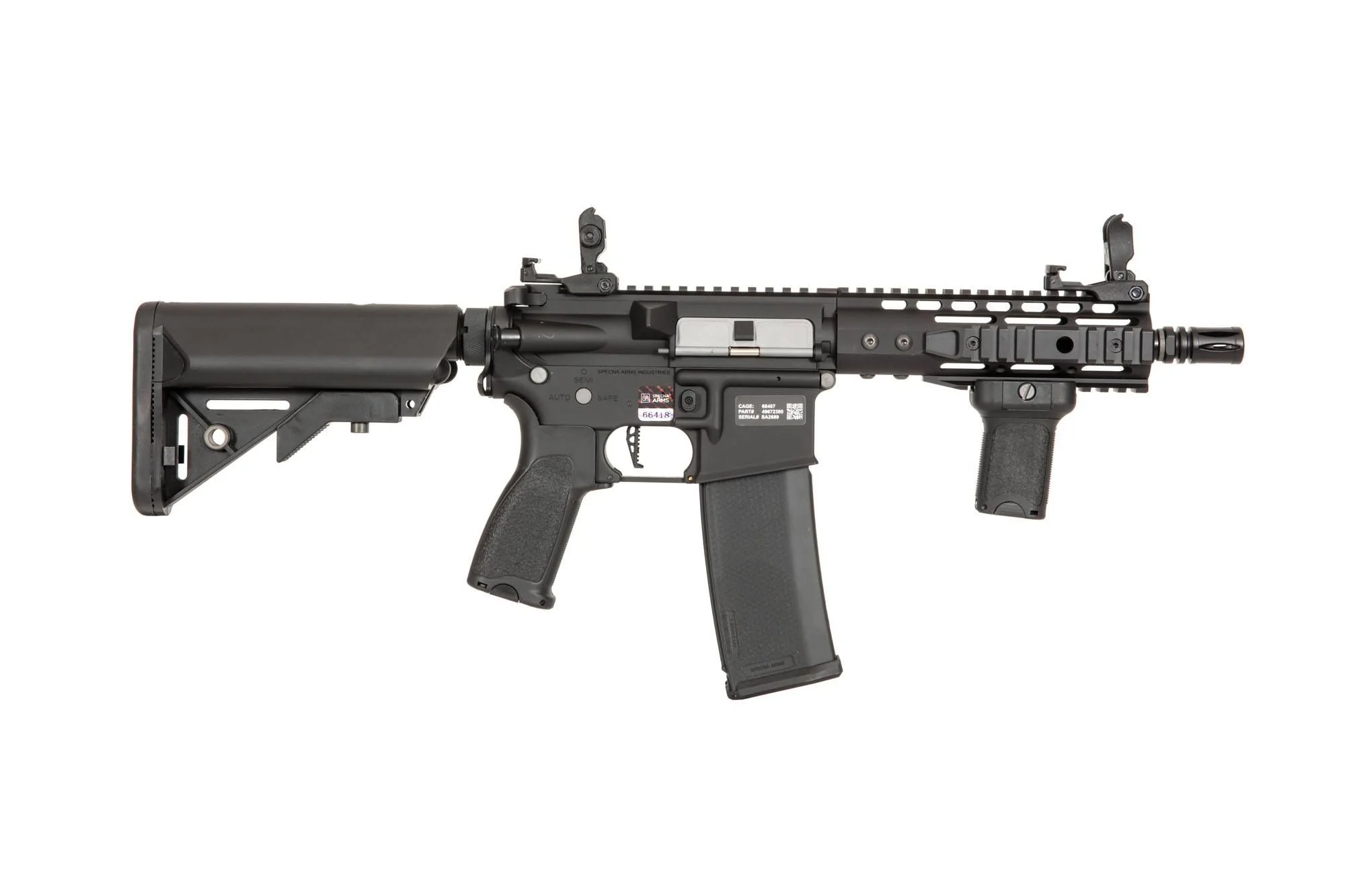 Specna Arms - SA-E12 EDGE 2.0 M4 Short Keymod Replica - Black - Image 4