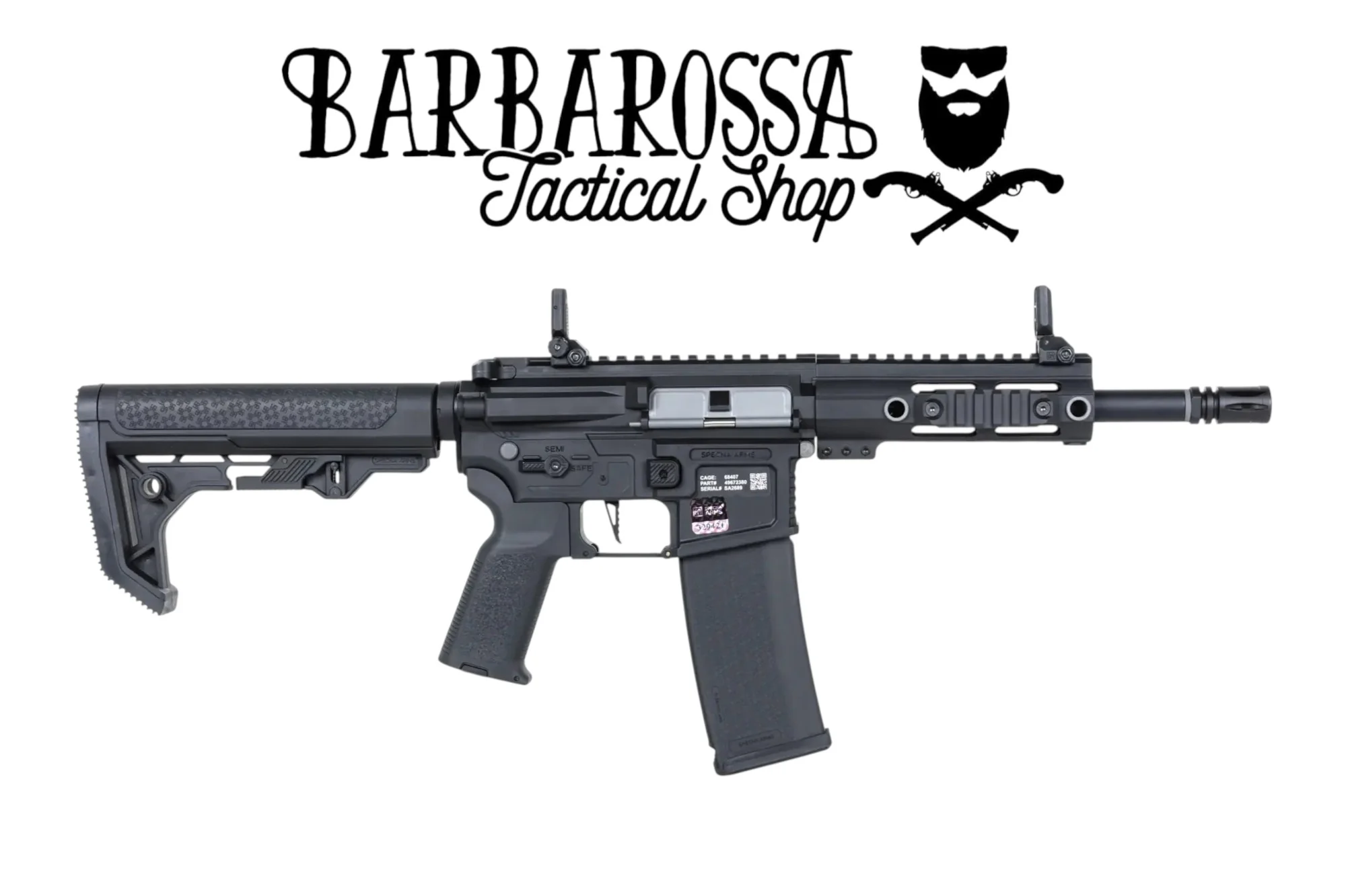 Specna Arms - SA-F04-RL FLEX™ Light Ops Stock/ New Receiver HAL ETU™ Gen. 2 - Black - Image 2