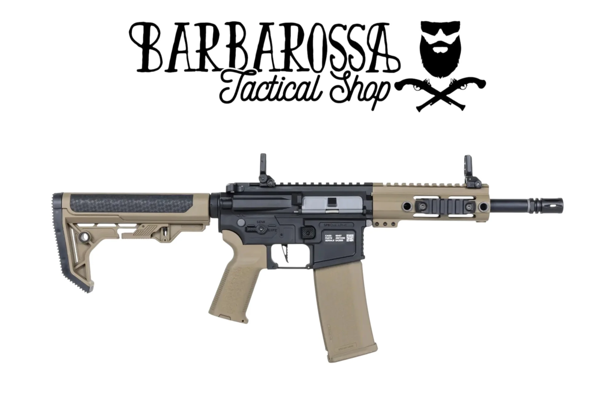 Specna Arms - SA-F04-RL FLEX™ Light Ops Stock/ New Receiver HAL ETU™ Gen. 2 - Half-Tan - Image 2