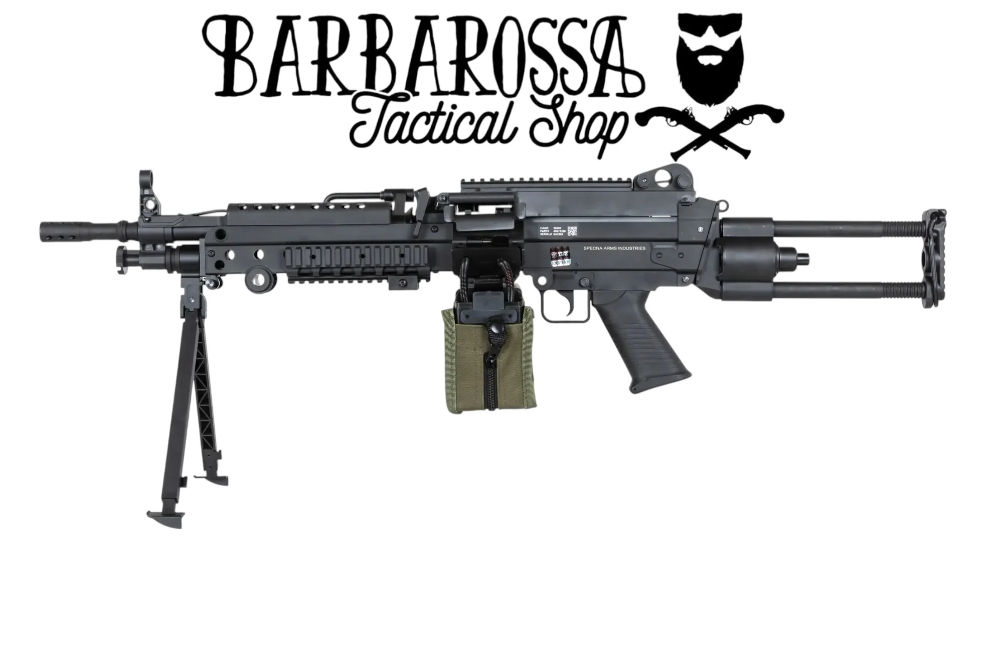 Specna Arms SA-F249 PARA FLEX™ GATE X-ASR™ Black