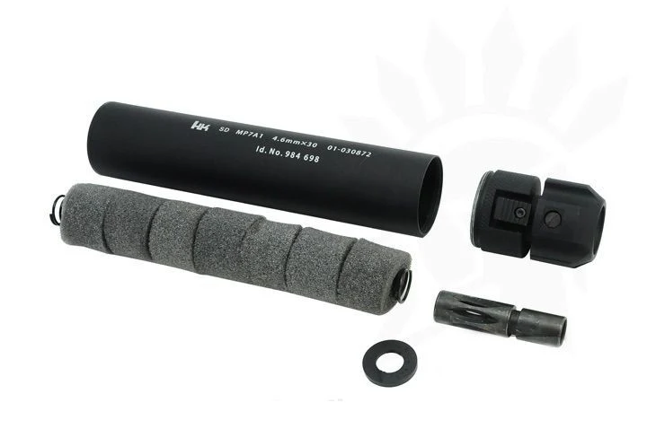 Spegnifiamma & Silenziatore Black Per MP7A1 FMA