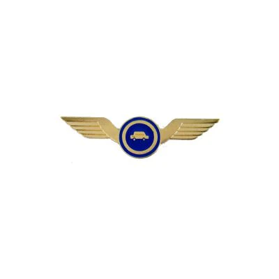 Spilla Brevetto Ali Piccolo Auto Blu
