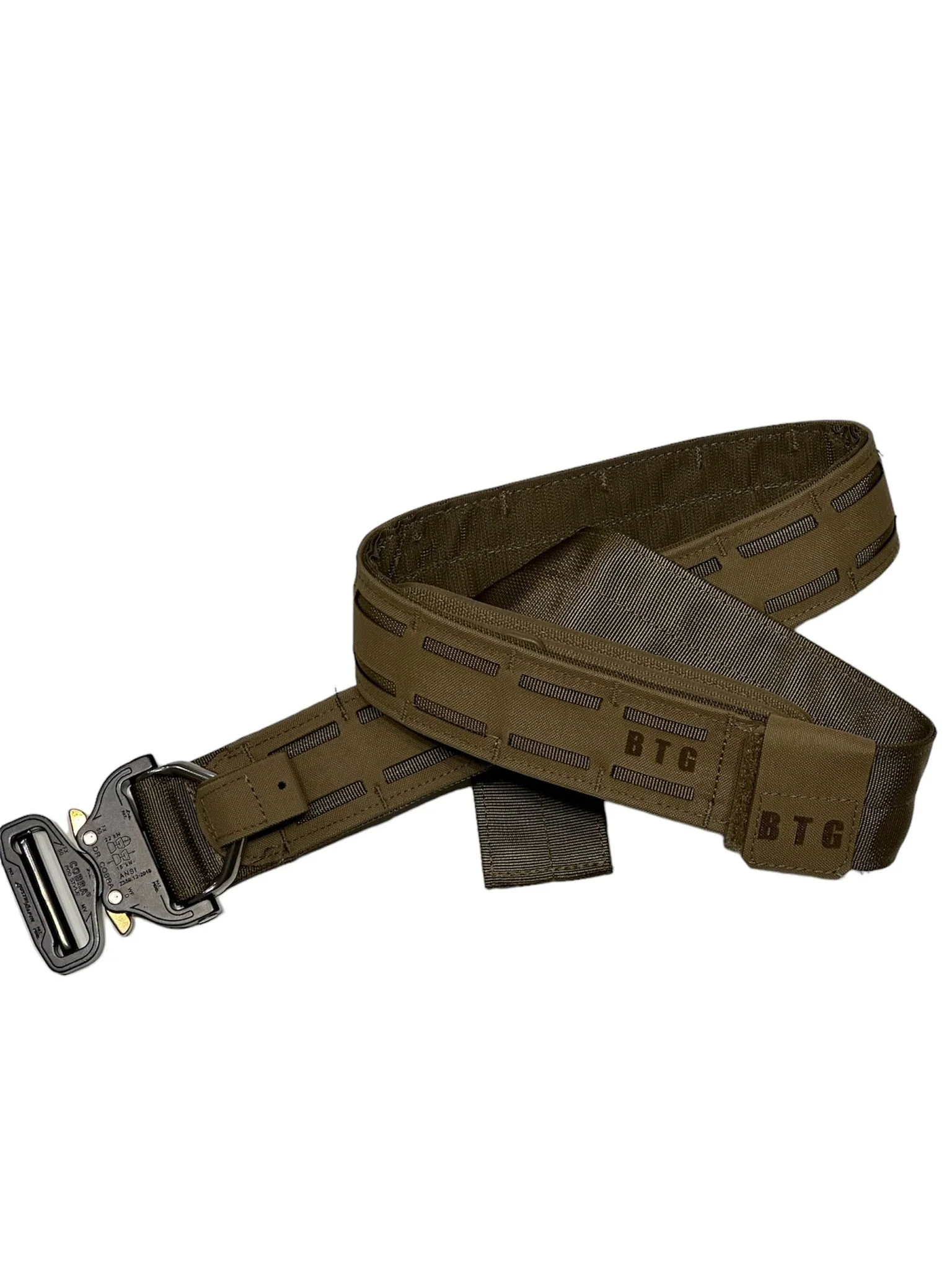 MODULAR SHOOTING BELT 2” D-ring Modular Shooting Belt Laser Cut V2 - Coyote Tan
