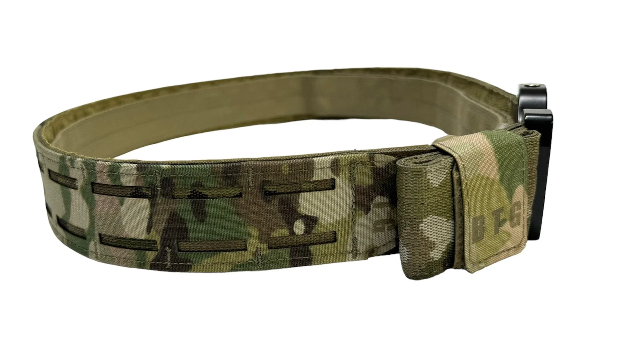 MODULAR SHOOTING BELT 2” D-ring Modular Shooting Belt Laser Cut V2 - Coyote Tan - Image 4