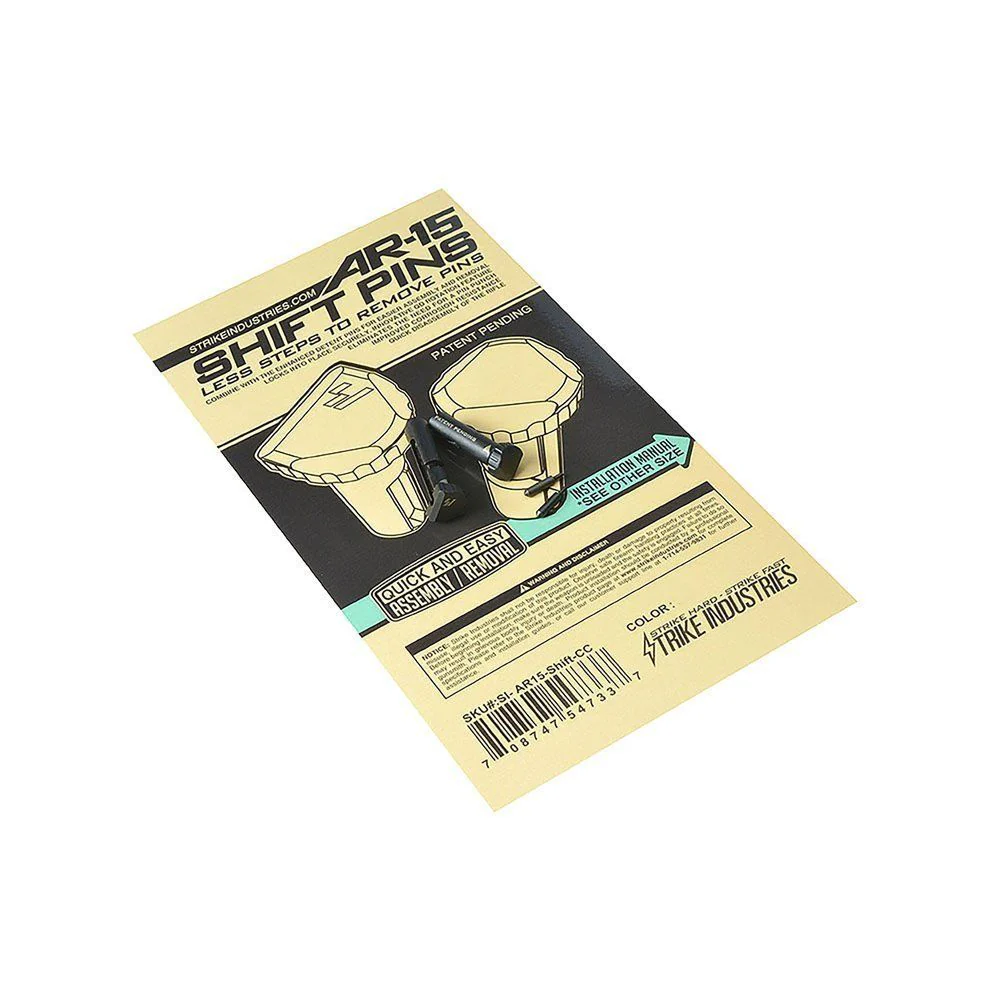 Strike Industries - Shift Pins for AR-15 - Black - Image 8
