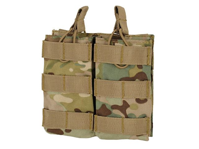 8Fields - Tasca Doppia Porta Caricatori Open da M4/M16 - Multicam