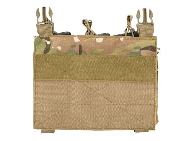 8Fields - Tasca Tripla Porta Caricatore 5.56/9mm a Pannello - Multicam - Image 3