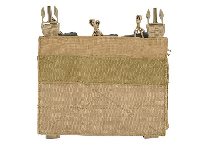 8Fields - Tasca Tripla Porta Caricatore 5.56/9mm a Pannello - Tan - Image 3