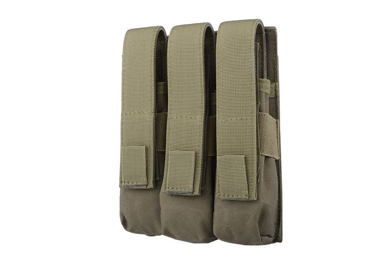8Fields - Tasca tripla porta caricatori MP5 - Olive