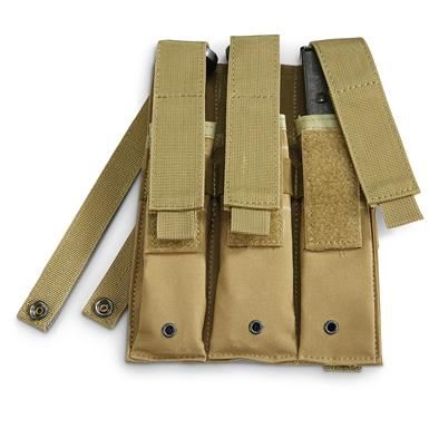 8Fields - Tasca tripla porta caricatori MP5 - Tan
