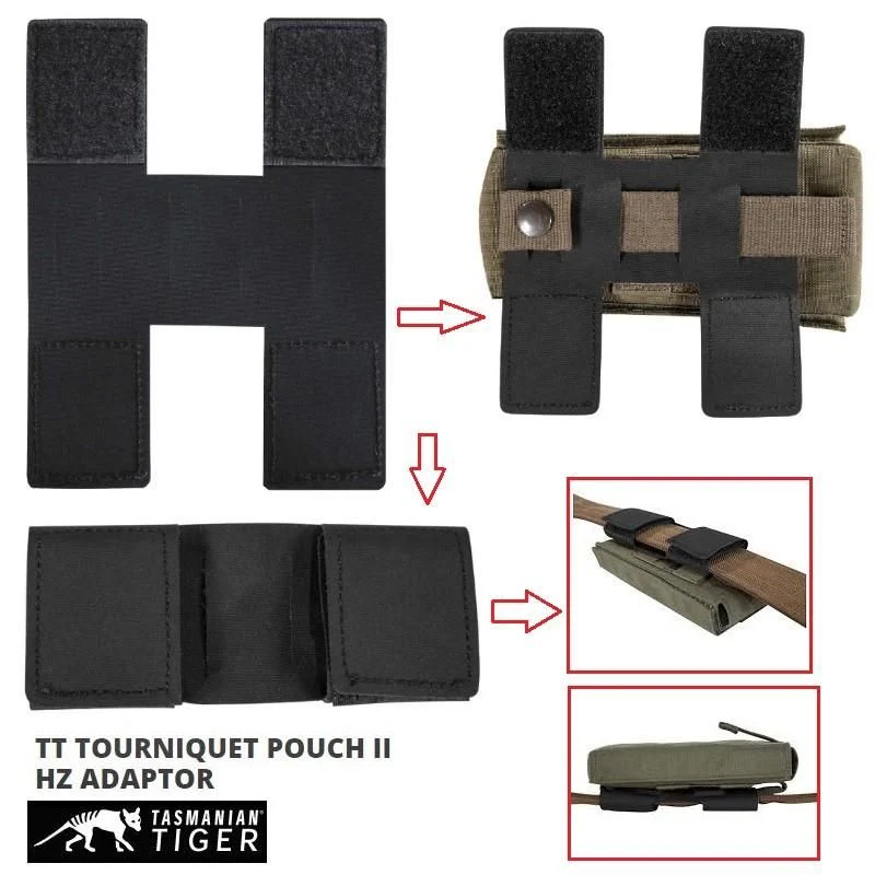 Tasmanian Tiger Orizontal Pouch Adapter - Black - Image 5