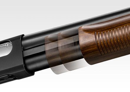Tokyo Marui M870 - TACTICAL SHOTGUN - WOOD STOCK (Gas Powered) - Image 4