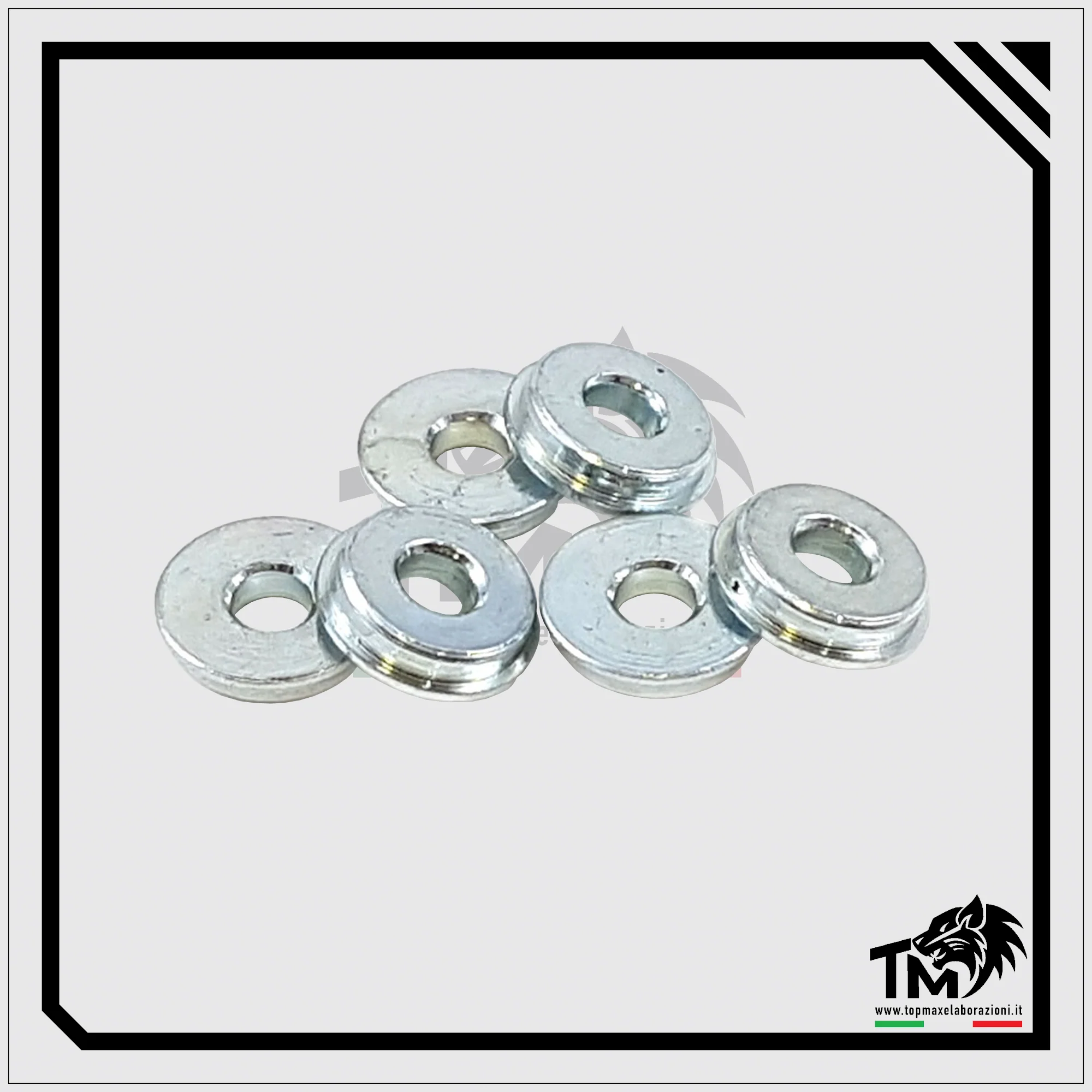 Top Max - Boccole CZ 8.00MM Basso Profilo