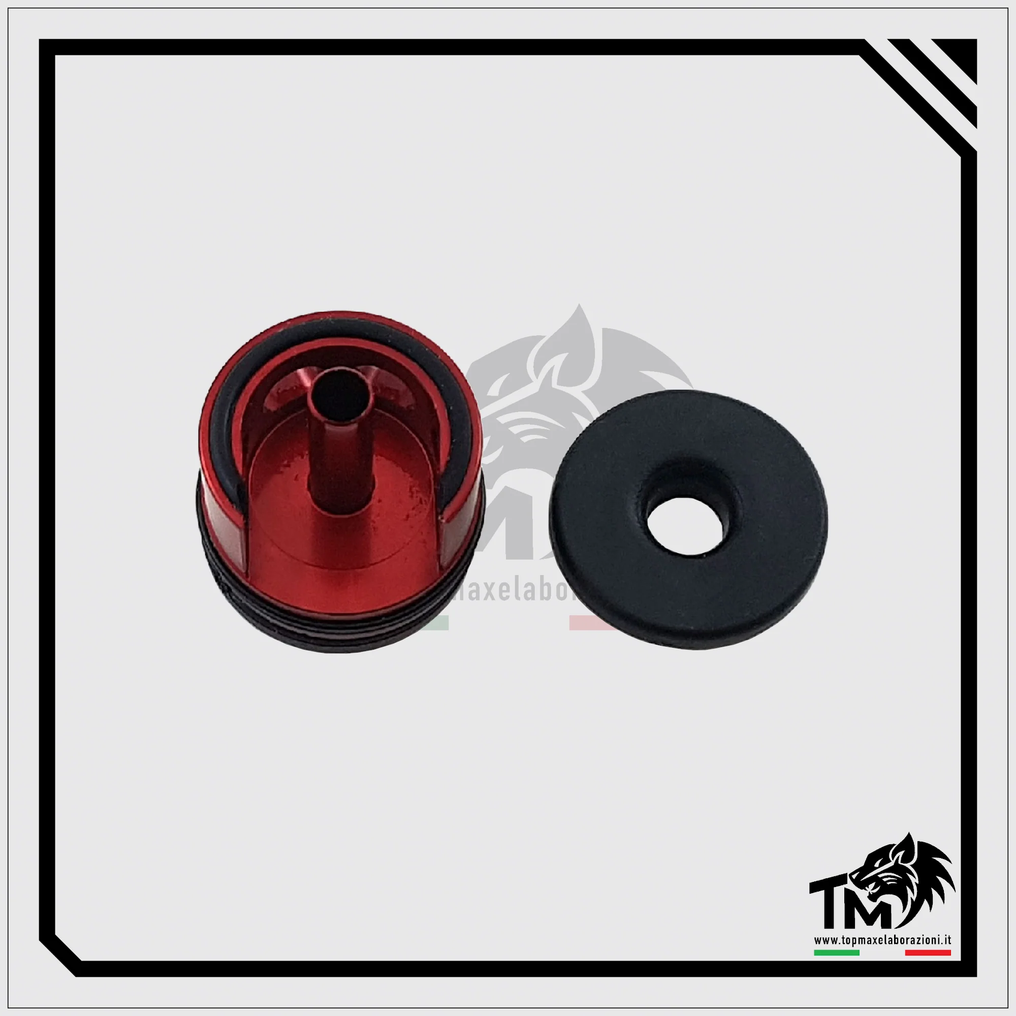 Top Max - Testa Cilindro in Ergal con Pad Black - Rof 30/40bbs - Molla 115/150 - Image 2