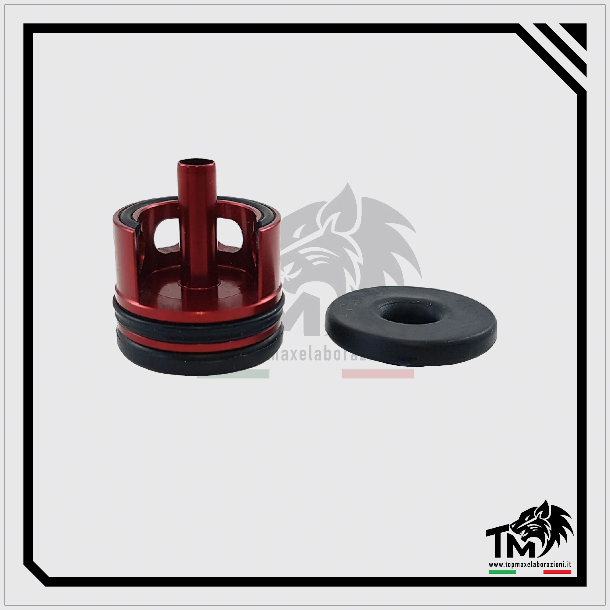 Top Max - Testa Cilindro in Ergal con Pad Black - Rof 30/40bbs - Molla 115/150 - Image 3