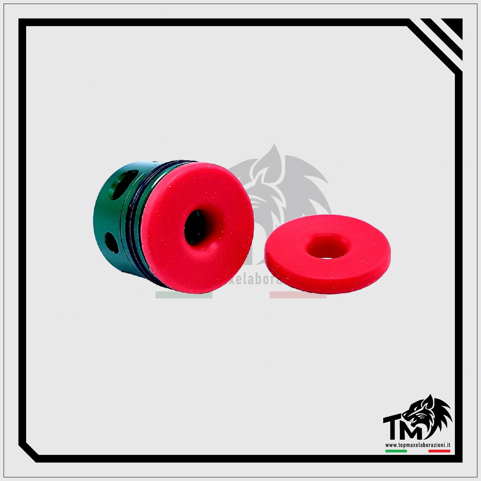 Top Max - Testa Cilindro in Ergal per SRE con Pad Cherry