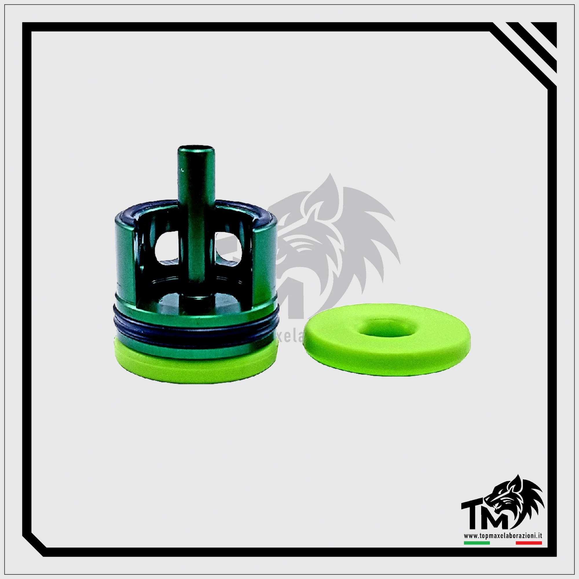Top Max - Testa Cilindro in Ergal per SRE con Pad Green - Image 3