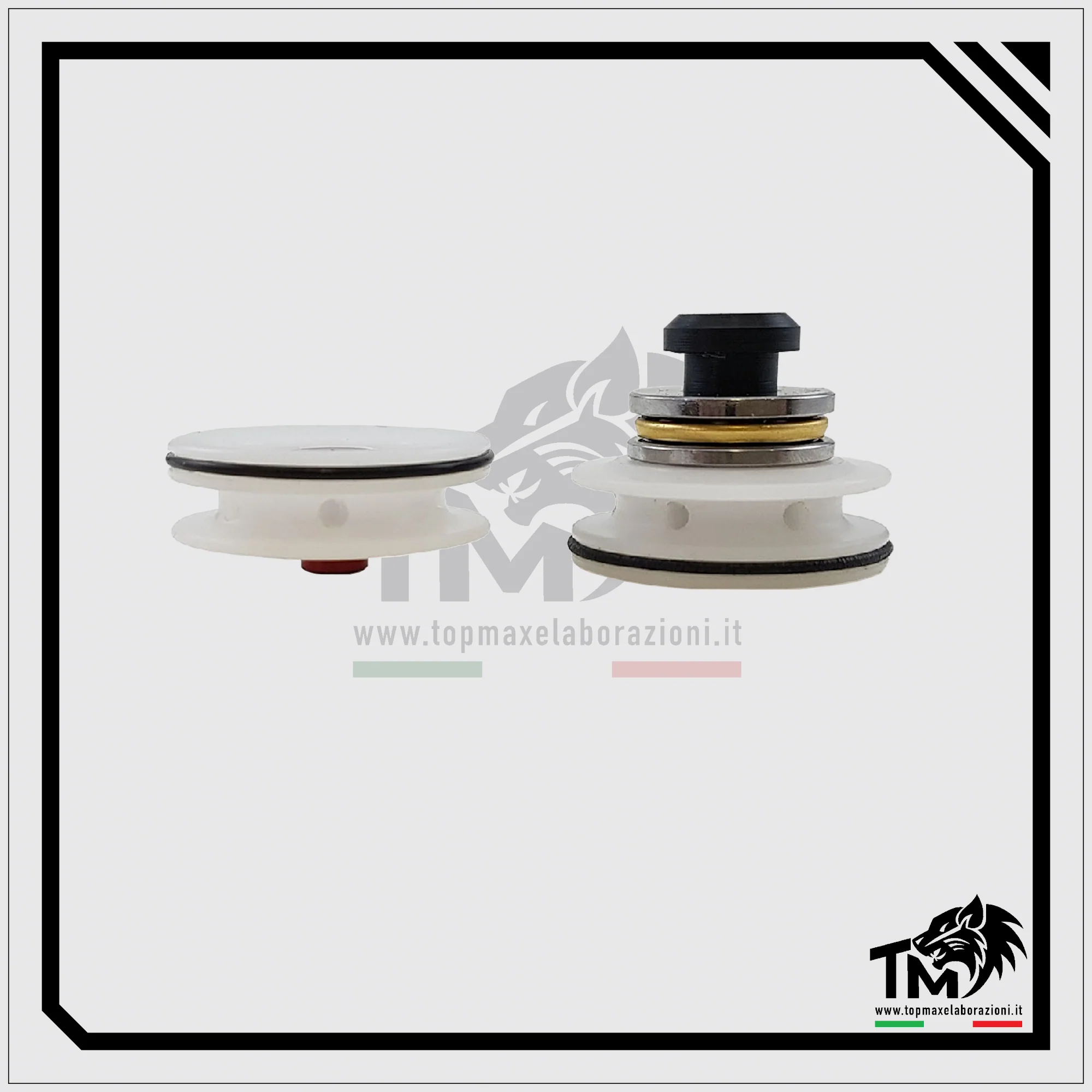 Top Max - Testa Pistone con Fori Radiali in Derlin - Image 3