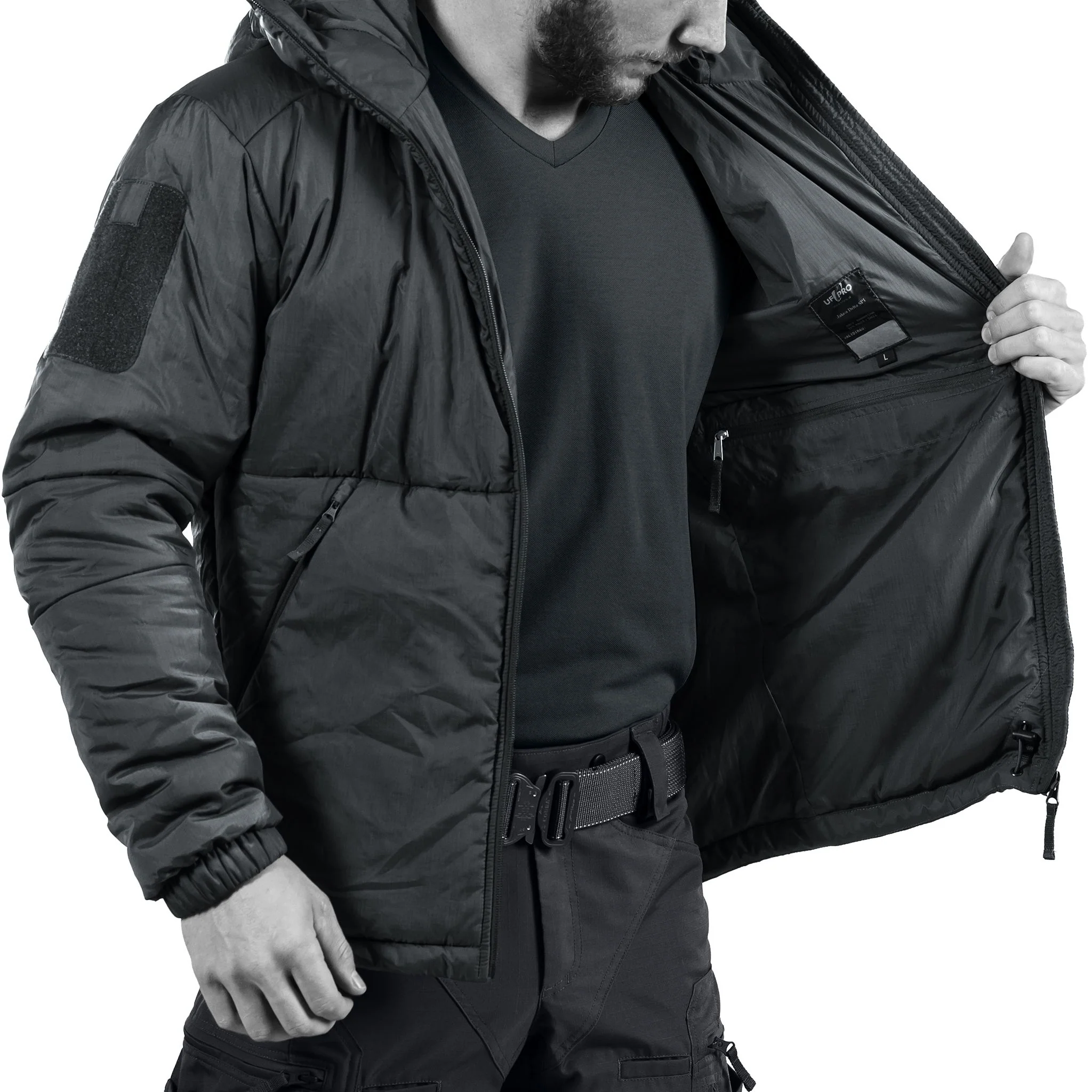 UF PRO - Delta Compact Tactical Winter Jacket - Brown Grey - Image 7