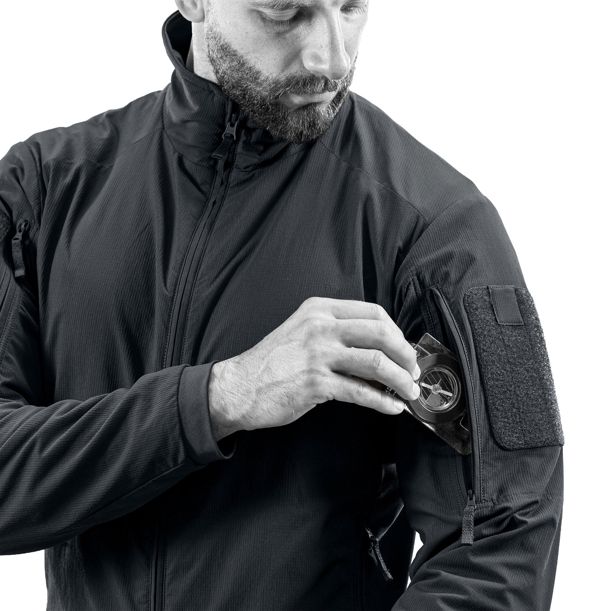 UF PRO - Hunter FZ Gen.3 Tactical Softshell Jacket - Black - Image 7