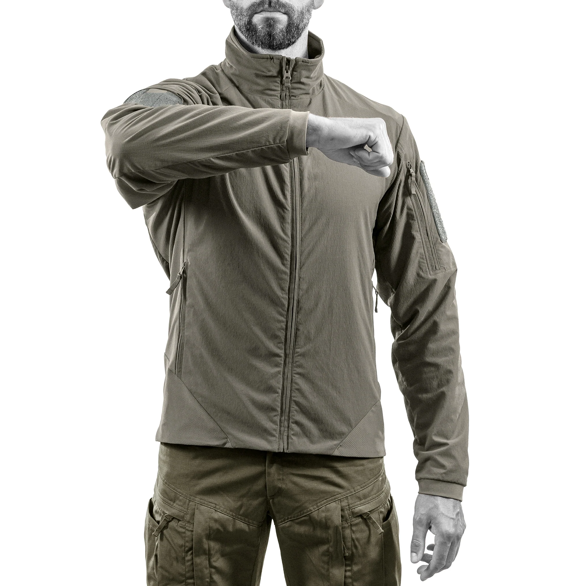 UF PRO - Hunter FZ Gen.3 Tactical Softshell Jacket - Brown Grey - Image 10