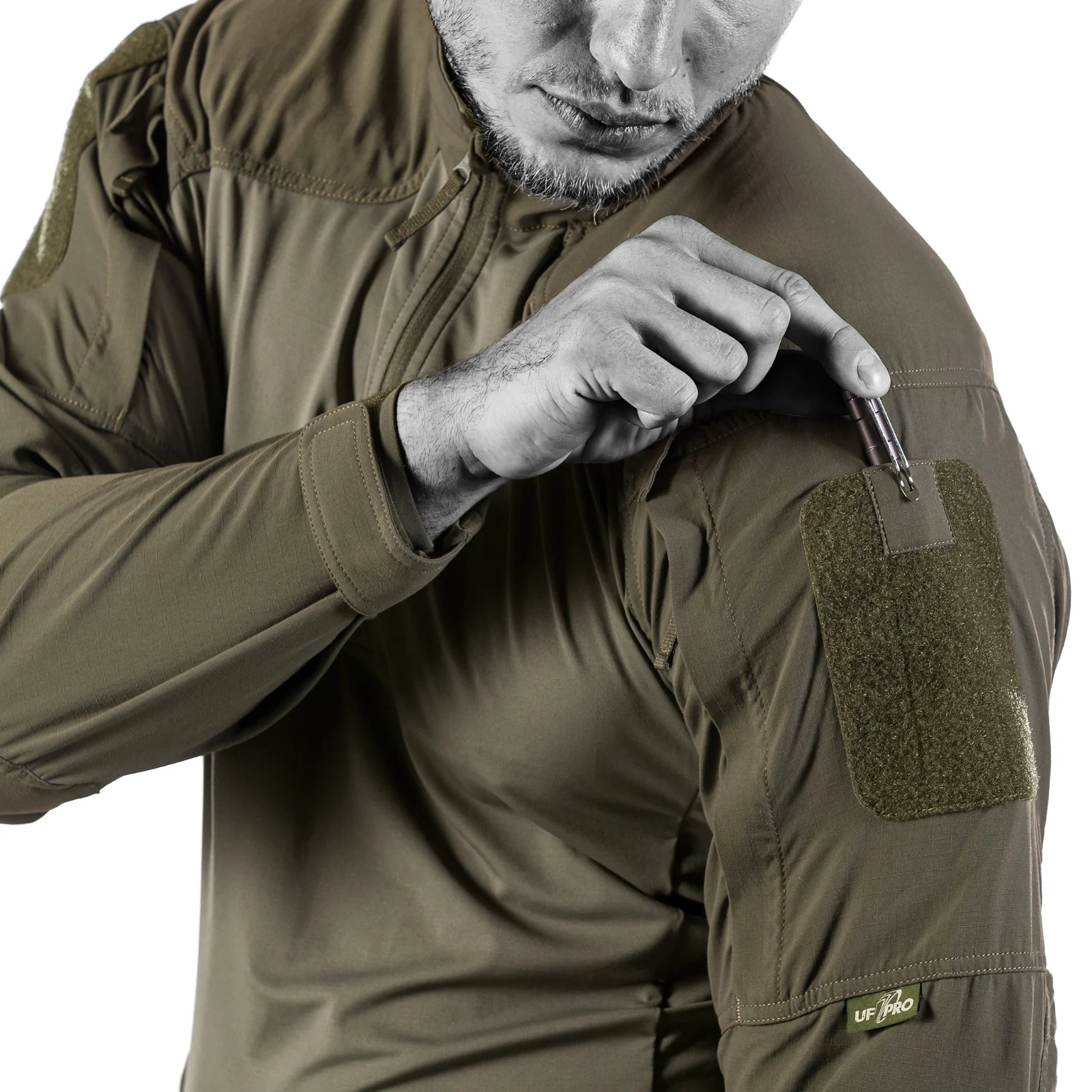 UF PRO - Striker TT  Combat Shirt - Brown Grey - Image 4