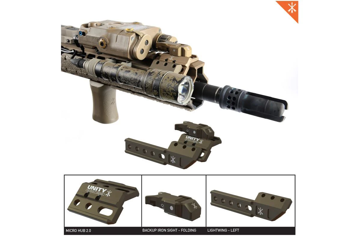 UNITY™ - FUSION™ Backup Iron Sight – Folding - Black - Image 4